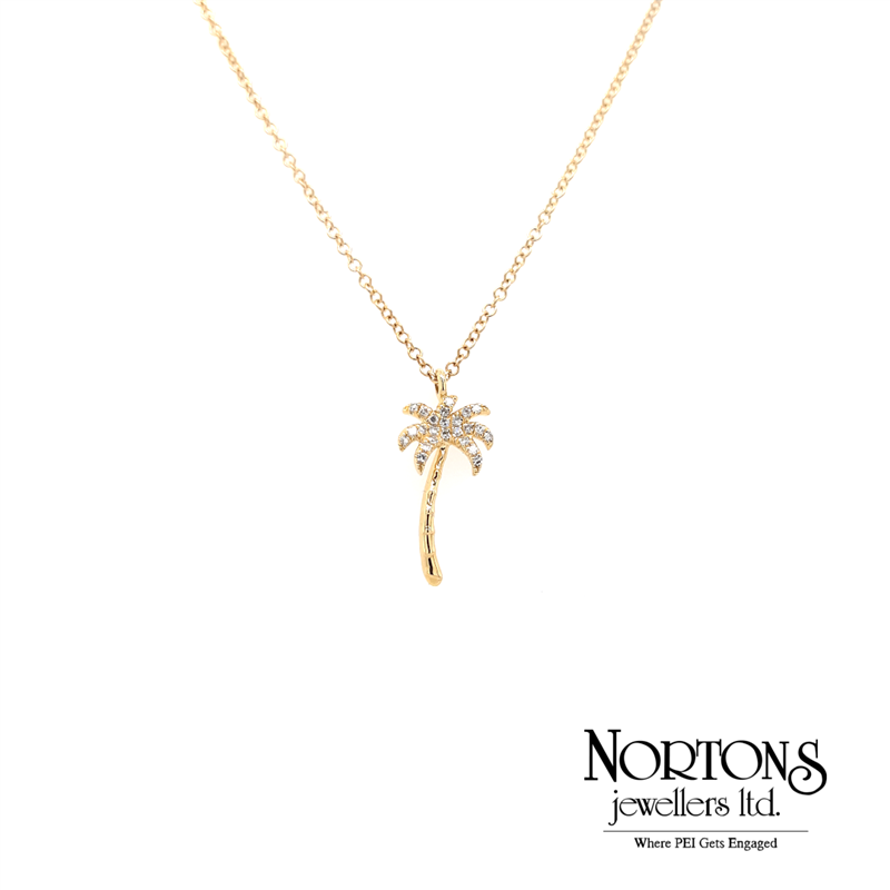 Diamond Palm Tree Necklace for Women | Jennifer Meyer